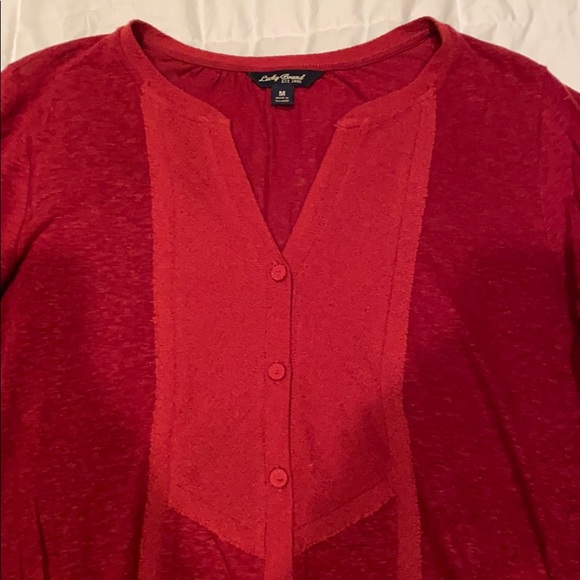Lucky Brand 3/4 sleeve top - Picture 2 of 3
